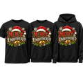 Merry and Unbothered premium T-shirt, crewneck, and hoodie lineup