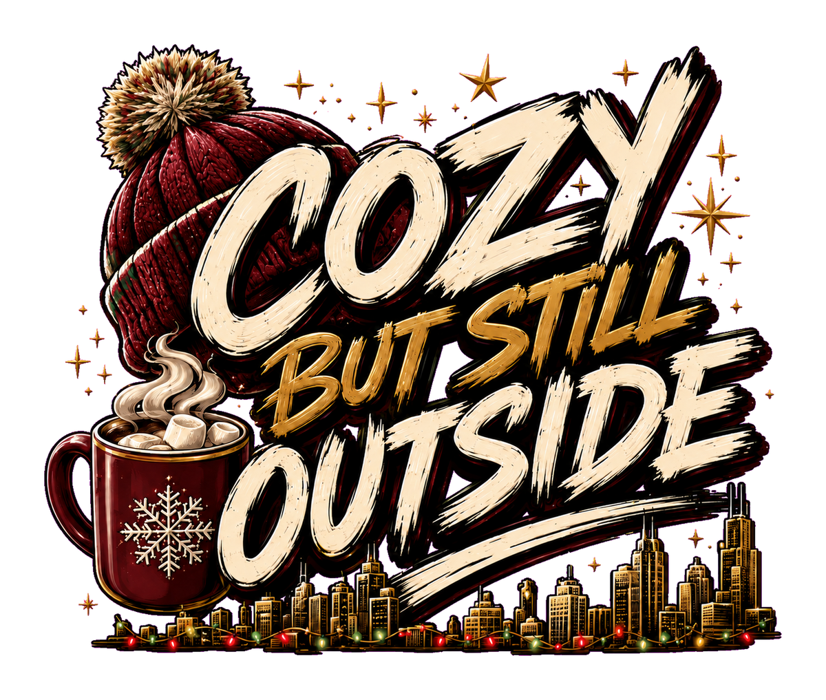 Cozy But Still Outside transparent print artwork