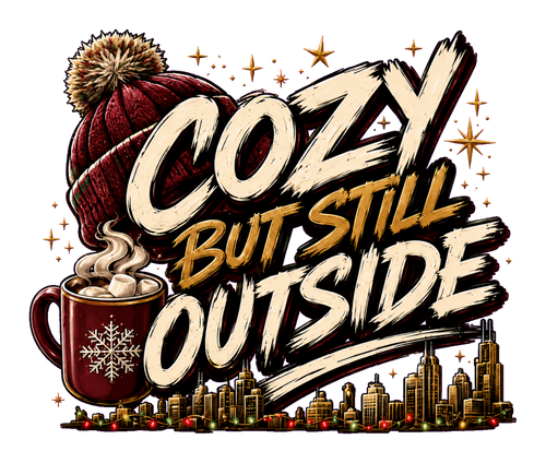 Cozy But Still Outside transparent print artwork