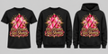 Still Standing Still Shining black tee crewneck and hoodie lineup