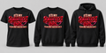 Black premium T-shirt, crewneck, and hoodie featuring It's My Sweetest Day