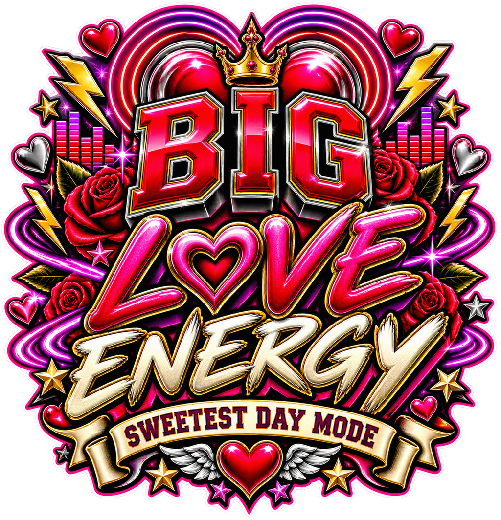 Big Love Energy Sweetest Day print artwork