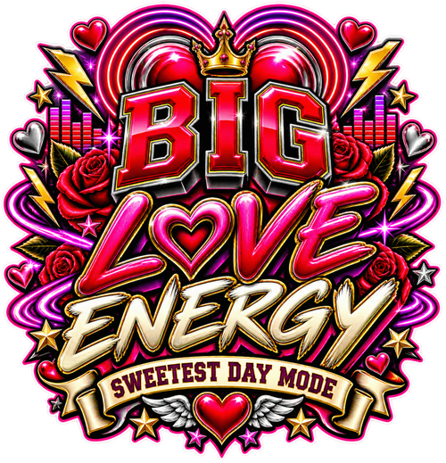 Big Love Energy Sweetest Day print artwork