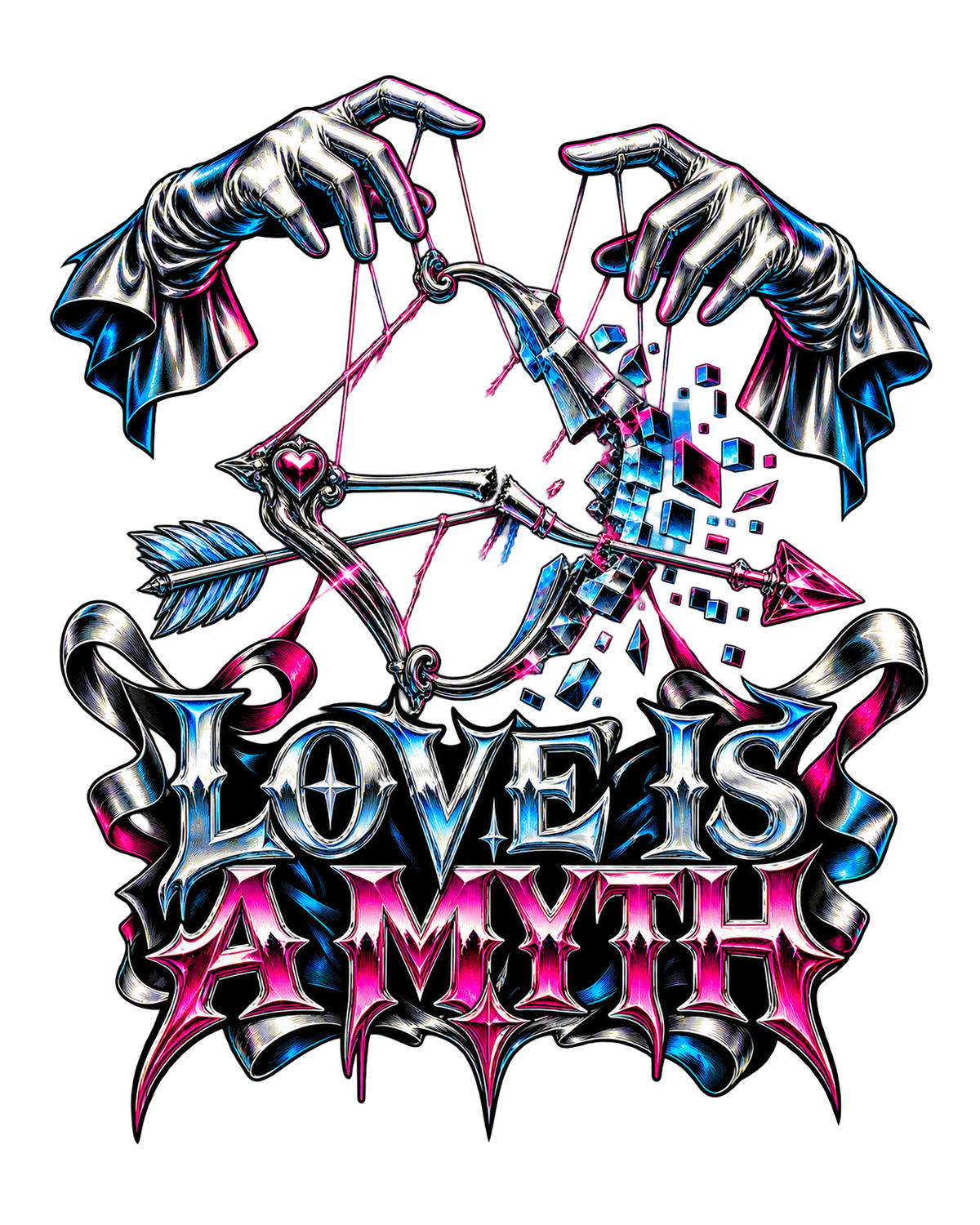 Love Is a Myth print artwork
