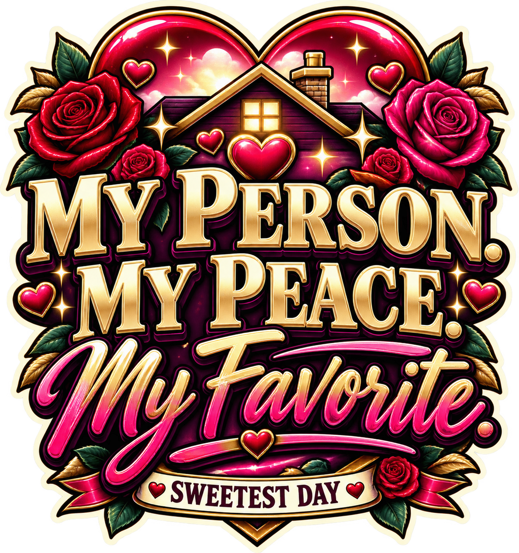 My Person My Peace My Favorite print artwork