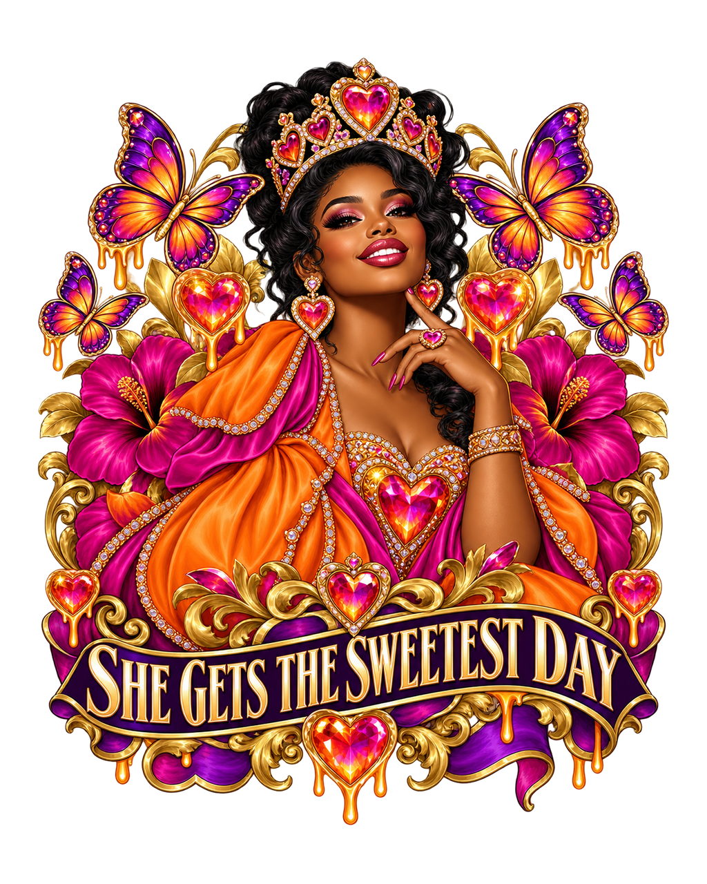 She Gets the Sweetest Day print artwork