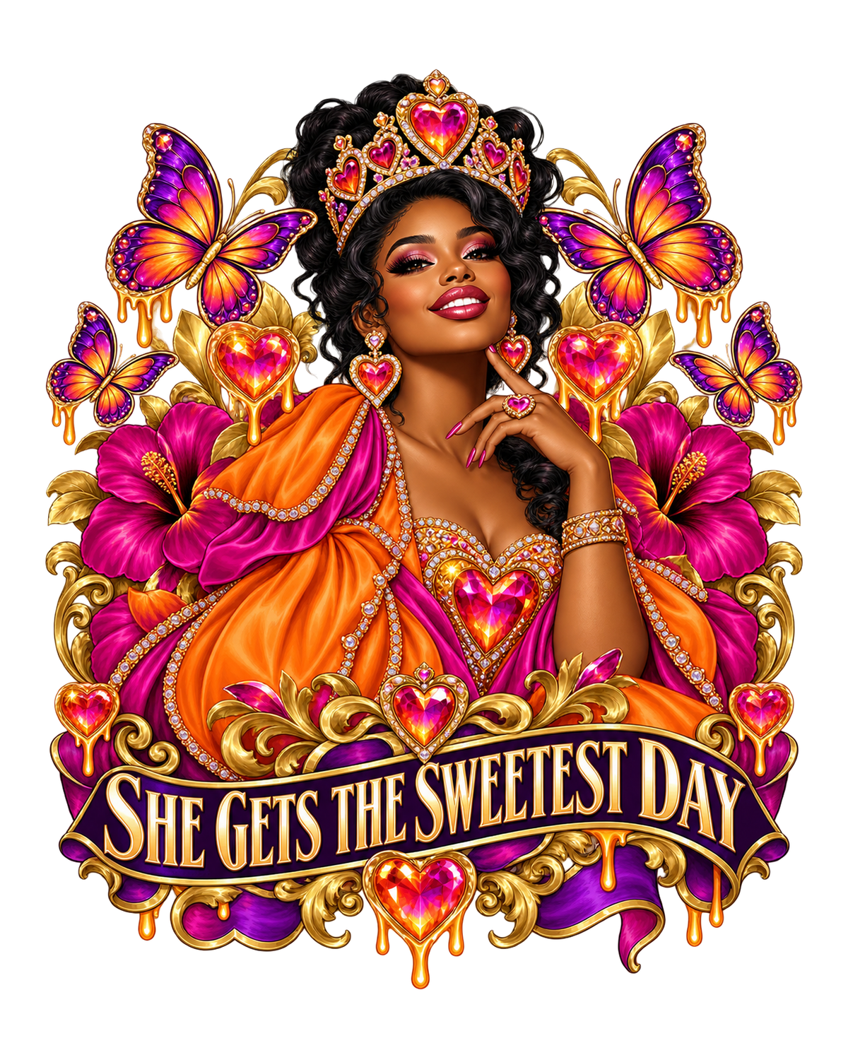 She Gets the Sweetest Day print artwork